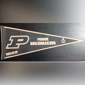 Purdue Boilermakers Black & Gold Felt Pennant